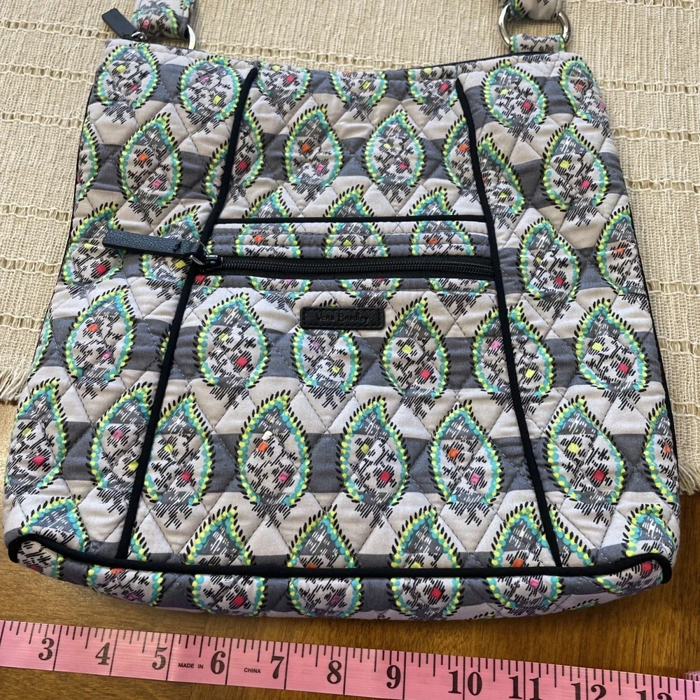 Vera Bradley Crossbody Multi Color Purse /Cross Body Bag With Matching Wallet